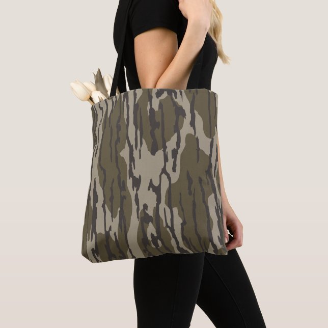 Bottenlands camouflage gammaldags kamouflage tygkasse (Närbild)