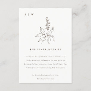 Bottenskiss med blomstermönster och monogram för b tilläggskort