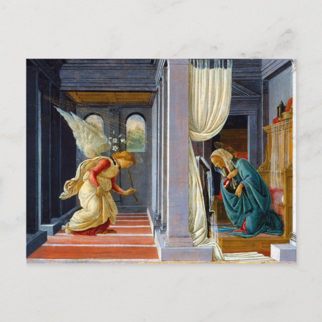 Botticelli Annunciation Vykort (Framsida)