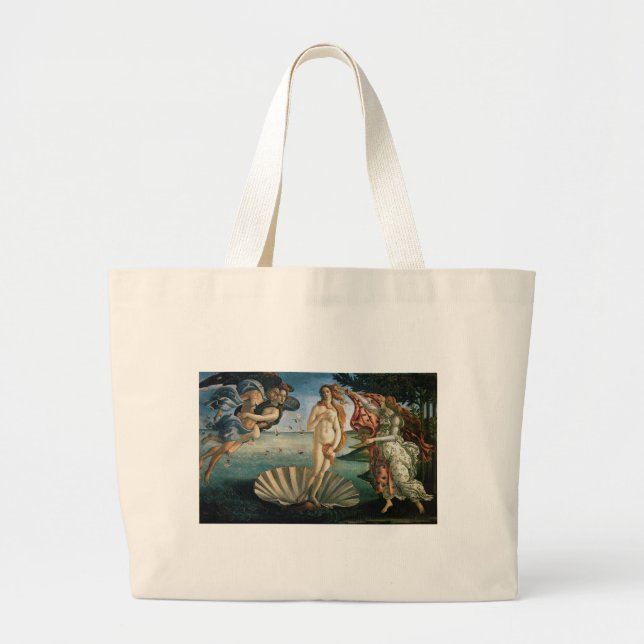 Botticelli Birth of Venus Jumbo Tygkasse (Framsidan)