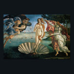 Botticelli Birth of Venus Poster<br><div class="desc">Regionen Venus födelse (1485) av Sandro Botticelli är en av de mest berömd italienska målningarna för Renaissance.</div>