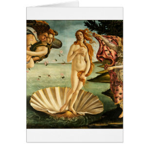 Botticelli Birth of Venus Renaissance Art Painting Hälsningskort