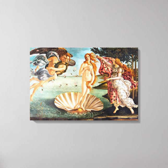 Botticelli Birth of Venus Restoring Reclored Canvastryck (Framsida)