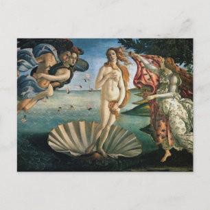 Botticelli Birth of Venus Vykort