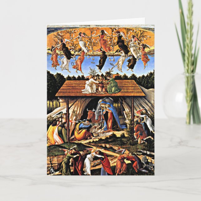Botticelli - Den mystiska nyheten Helgkort (Framsida)