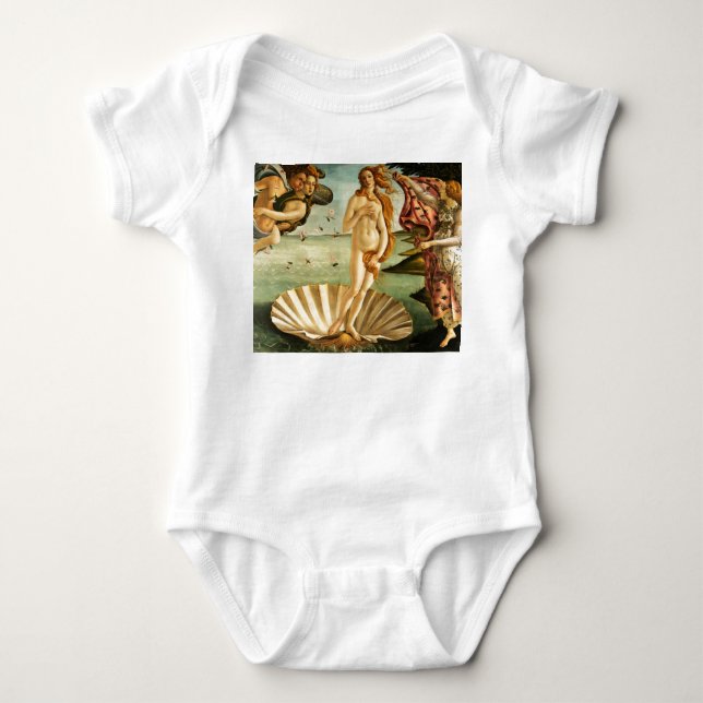Botticelli födelse av konst för Venus T-shirt (Framsida)