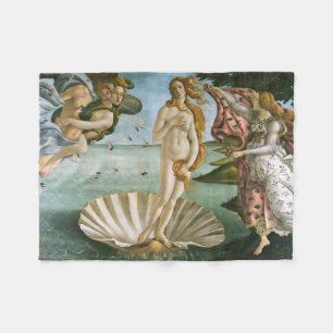 Botticelli födelse av Venus renaissancekonst Fleecefilt