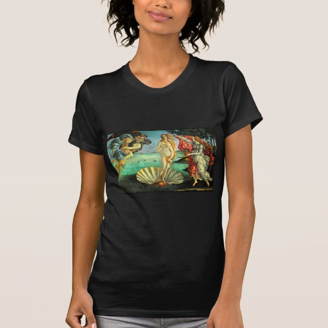 Botticelli födelse av Venus Tee Shirt (Framsida)