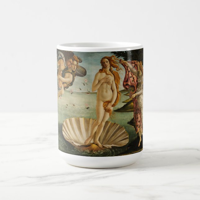 Botticelli födelsen av den Venus muggen Kaffemugg (Center)