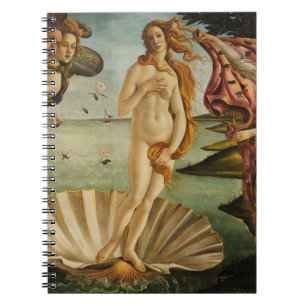 Botticelli födelsen av Venus Anteckningsbok Med Spiral
