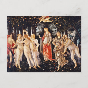 Botticelli - La Primavera Vår Vykort