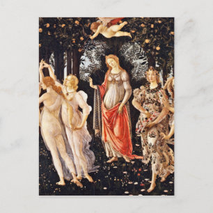 Botticelli - La Primavera Vår Vykort