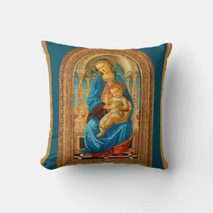 Botticelli Madonna och Child dekorativ kudde
