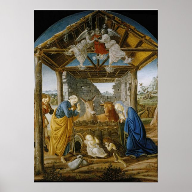 Botticelli Nativitet Poster (Framsidan)