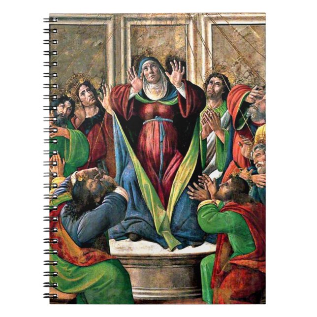 Botticelli - Nedstigningen av den Helige Ande Anteckningsbok (Framsidan)