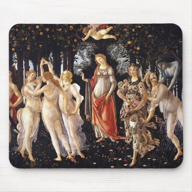 BOTTICELLI-Primavera 1482 Musmatta (Framsidan)