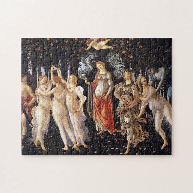 BOTTICELLI-Primavera 1482 Pussel (Horisontell)