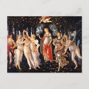 BOTTICELLI-Primavera 1482 Vykort