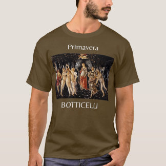 Botticelli Primavera Italian Painting Art T Shirt