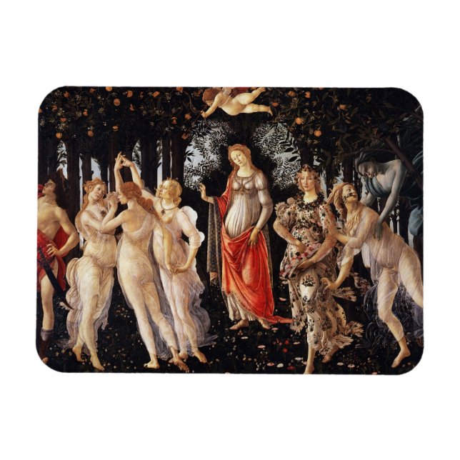 Botticelli Primavera Magnet (Horisontell)