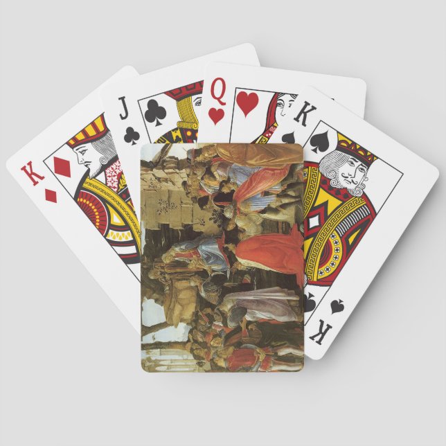 Botticelli Renaissance Painting Casinokort (Baksidan)