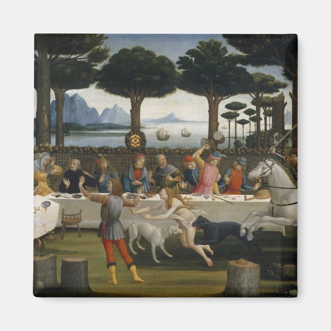 Botticelli Renaissance Painting Magnet (Framsidan)