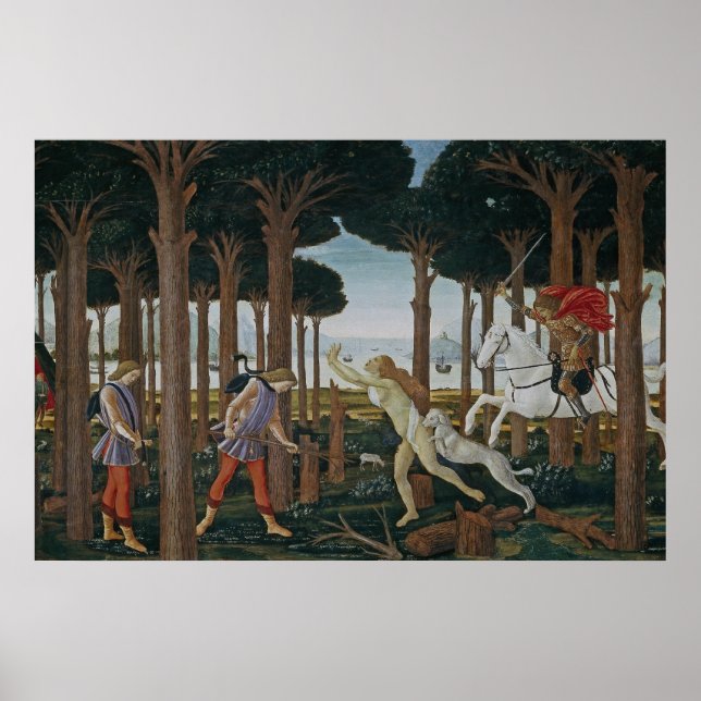 Botticelli Renaissance Painting Poster (Framsidan)