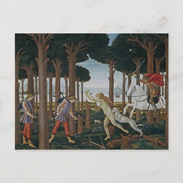 Botticelli Renaissance Painting Vykort (Framsida)