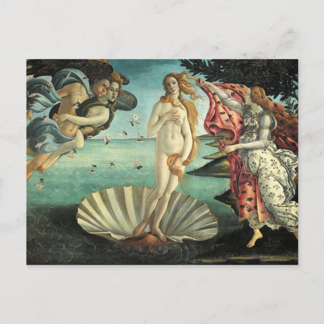 Botticelli Renaissance Painting Vykort (Framsida)