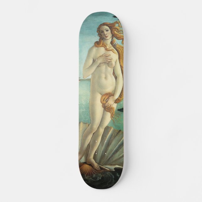 Botticelli renaissancemålning mini skateboard bräda 18,7 cm (Framsida)