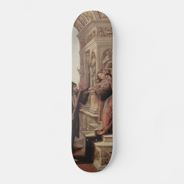 Botticelli renaissancemålning old school skateboard bräda 18 cm (Framsida)