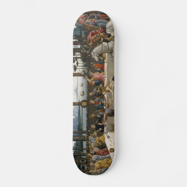 Botticelli renaissancemålning old school skateboard bräda 21,6 cm (Framsida)