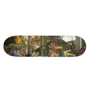 Botticelli renaissancemålning skateboard bräda 21,5 cm