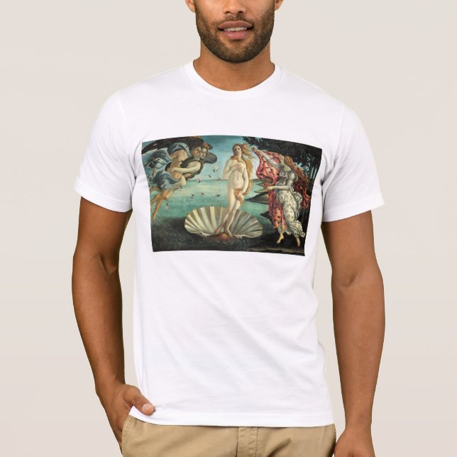 Botticelli renaissancemålning t-shirt (Framsida)