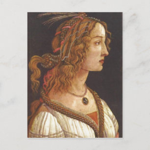 Botticelli, Sandro Portr?t einer jungen Frau (Simo Vykort