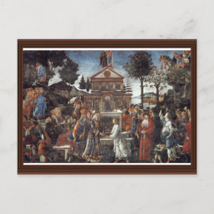 Botticelli Sandros frestelse för Kristus Vykort