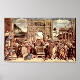 Botticelli-Sistine kapell som bestraffar Levitesen Poster