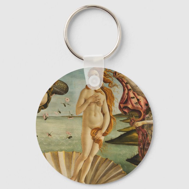 Botticelli The Birth of Venus Nyckelring (Framsida)