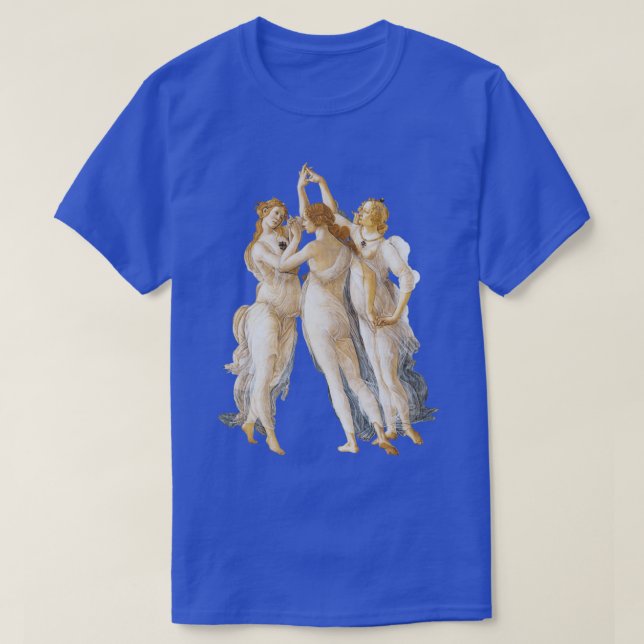 Botticelli Three Graces T Shirt (Design framsida)