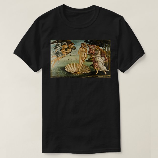 Botticelli Venus 1483 1485 T Shirt (Design framsida)