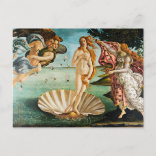 BOTTICELLI - Venus 1483 Vykort