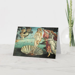 Botticelli - Venus födelse Kort