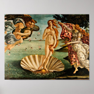 Botticelli - Venus födelse Poster