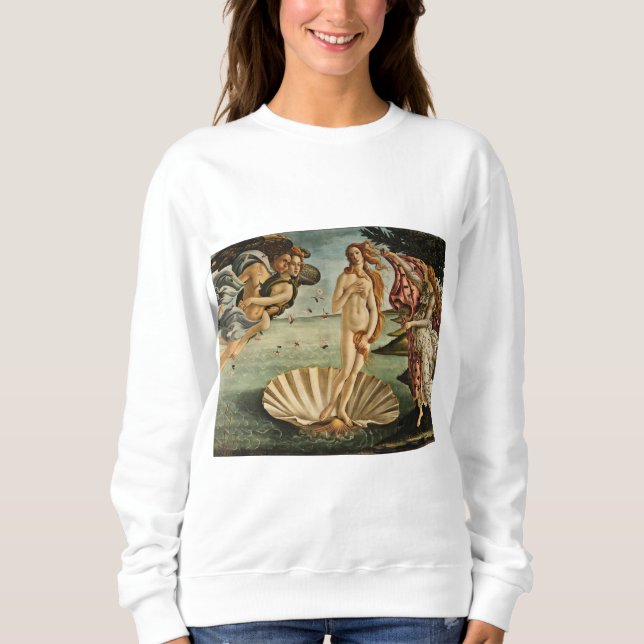 Botticelli - Venus födelse T Shirt (Framsida)