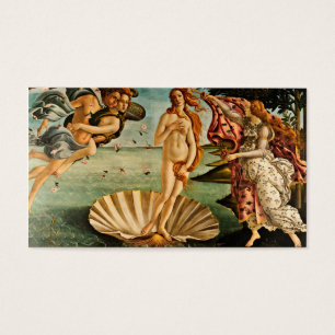 Botticelli - Venus födelse Visitkort