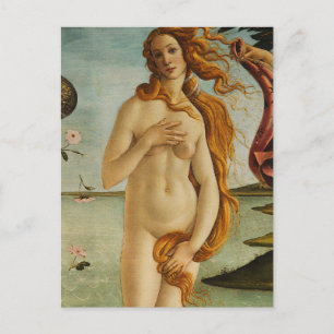 Botticelli Venus födelse Vykort