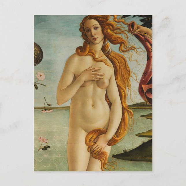 Botticelli Venus födelse Vykort (Framsida)