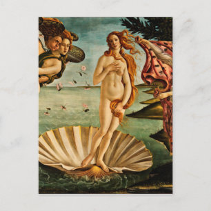 Botticelli - Venus födelse Vykort