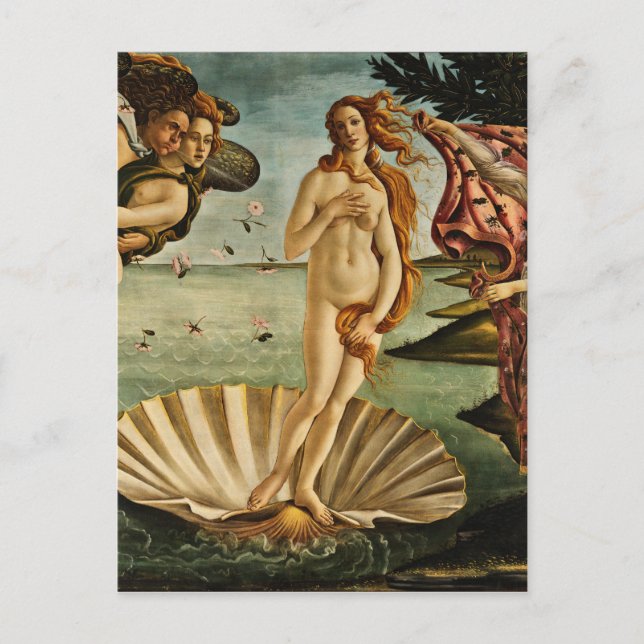 Botticelli - Venus födelse Vykort (Framsida)