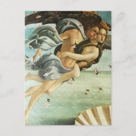 Botticelli "Venus födelse - Zefyr & Kloris" Vykort